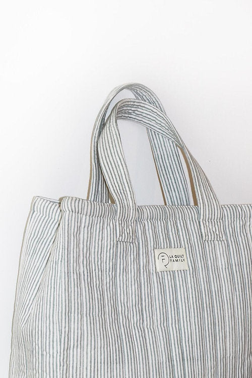 Bag Striped Green