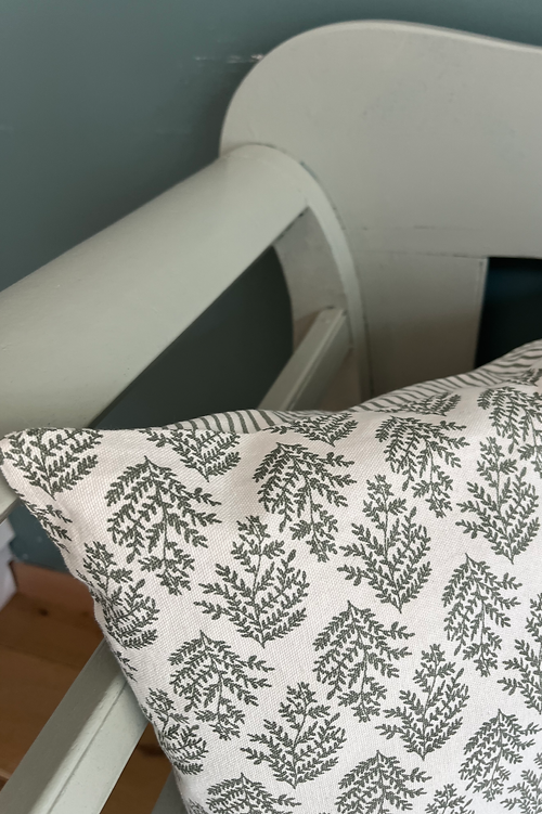 Cushion Cover Fern Khakhi