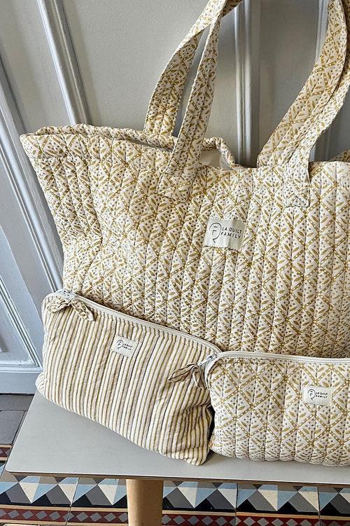 Bag Floral Mustard